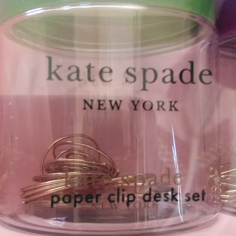 Kate spade New York paper clip desk set